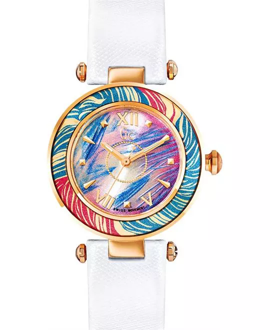 Guess gc Multi-Colored White Watch 32mm