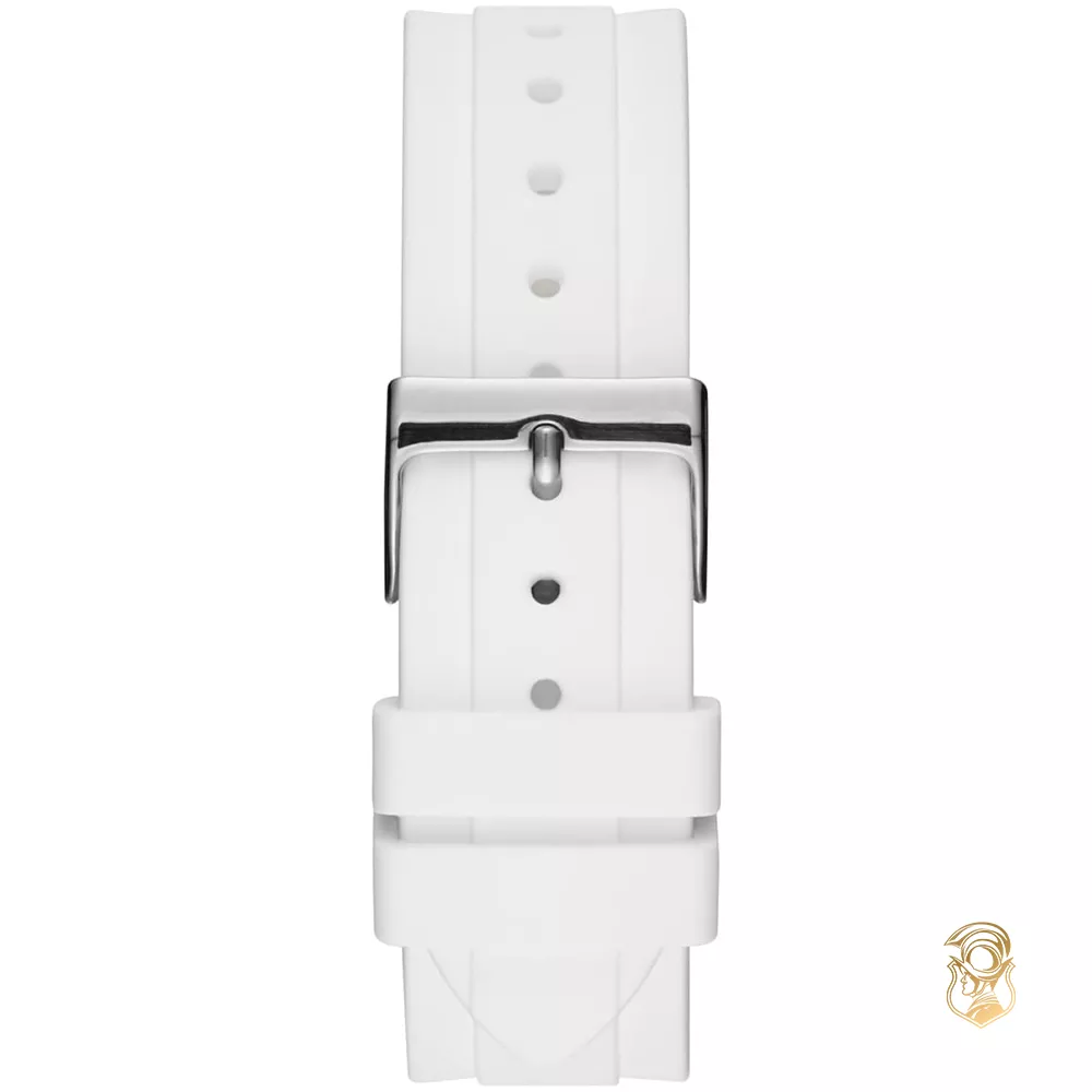 Guess Glitter White Tone Watch 38mm