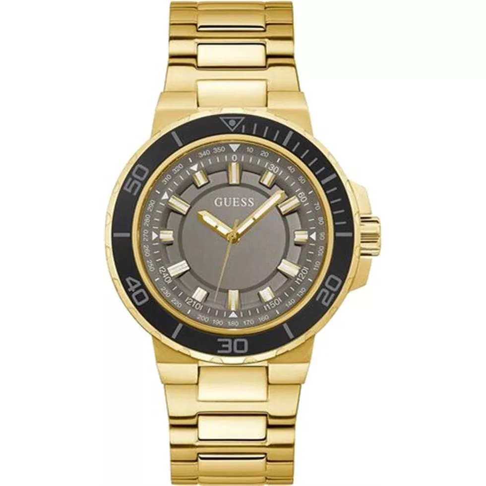 Guess Classic Gold Tone Watch 44mm