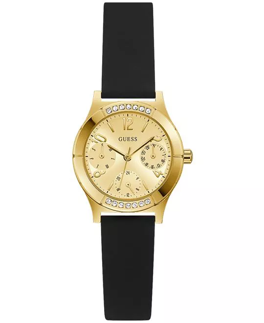 Guess GW0451L1 Gold Tone Silicone Watch 29mm   