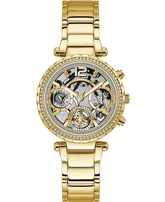 Guess Solstice Gold Tone Watch 37mm