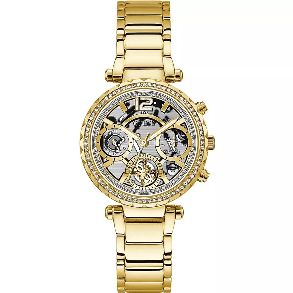 Guess Solstice Gold Tone Watch 37mm