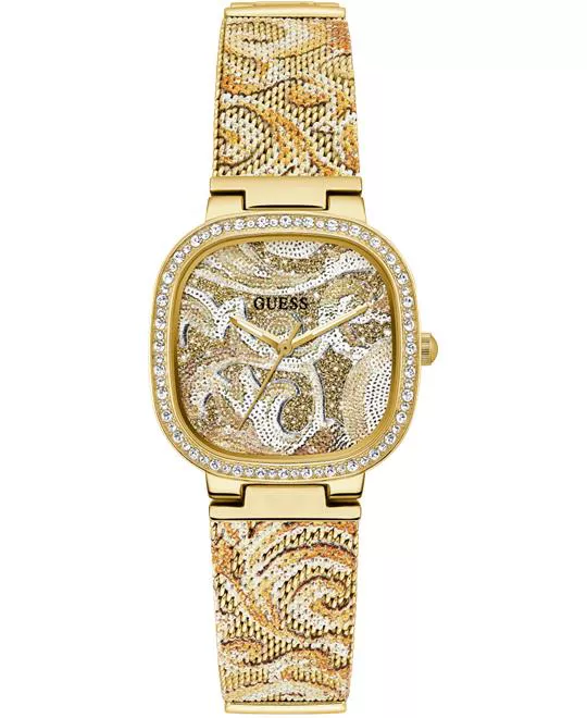 Guess Headline Gold Tone Watch 32mm