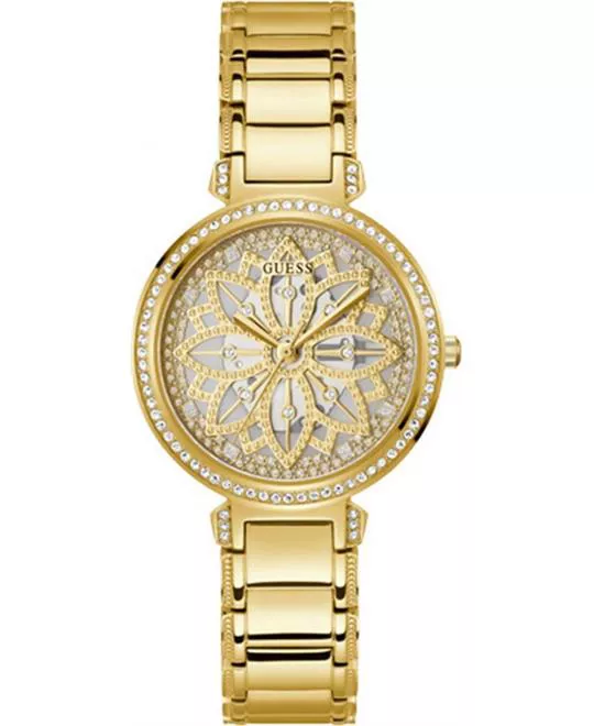 Guess Gold Tone Case Gold Tone Watch 36mm