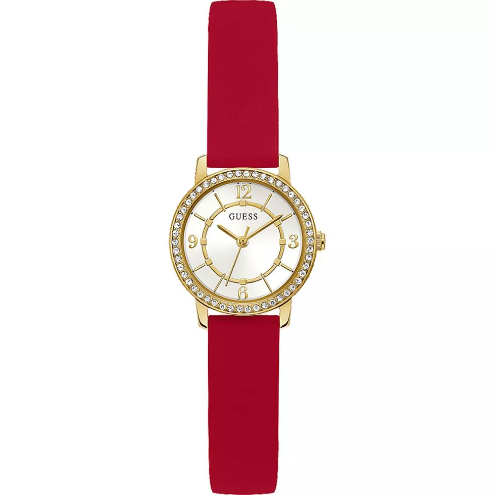 Guess Petite Red Tone Watch 25mm