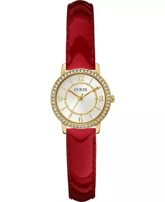 Guess Petite Red Tone Watch 28mm