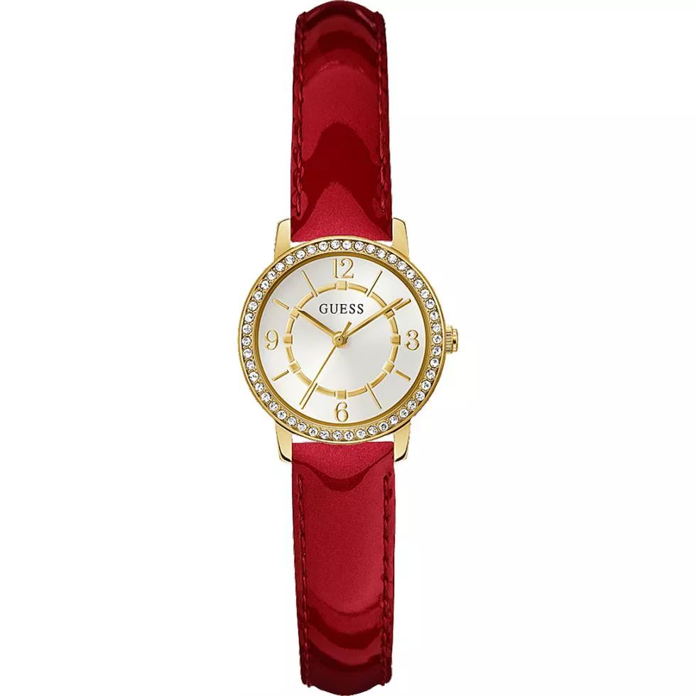 Guess Petite Red Tone Watch 28mm