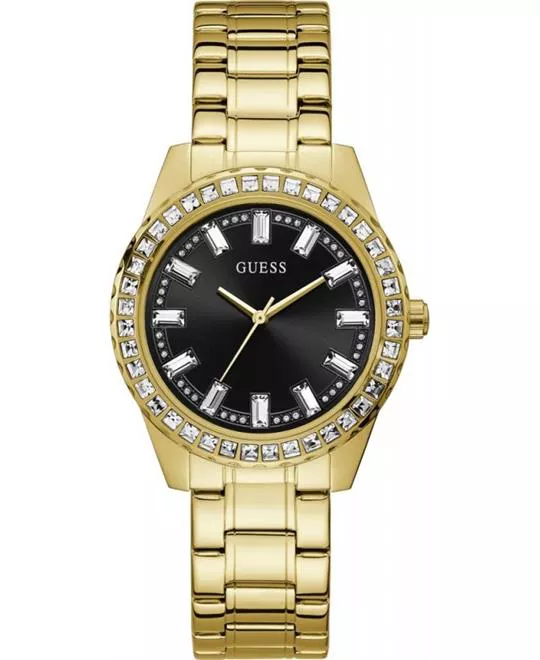 Guess Sparkling Gold Tone Watch 38mm
