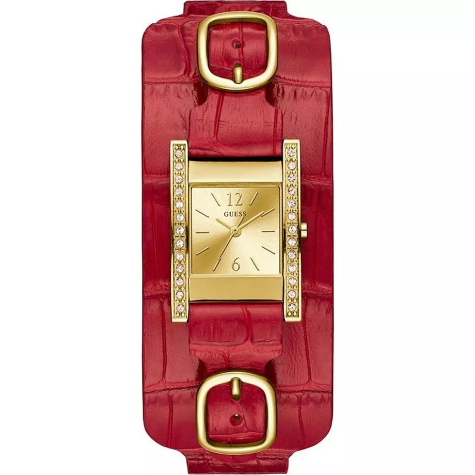 Guess Heartbreaker Cuff Red Watch 22mm