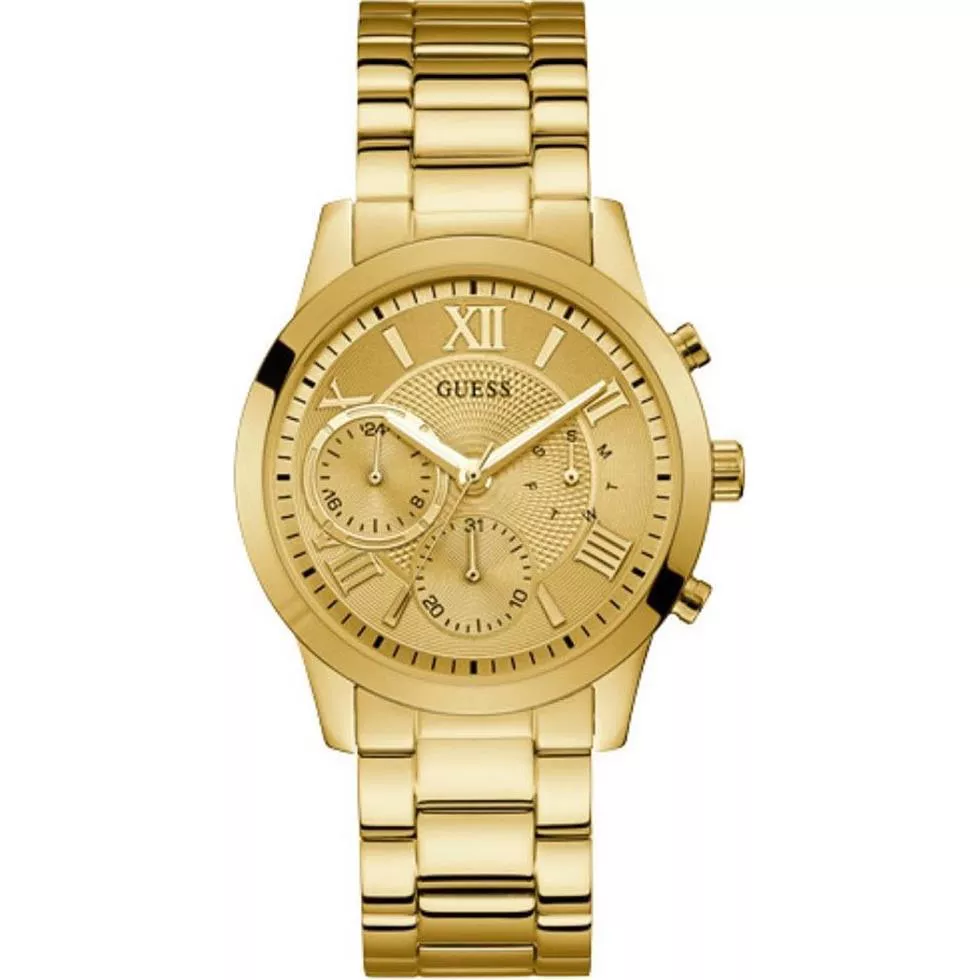 Guess Gold-Tone Multifunction Sport Watch 40mm