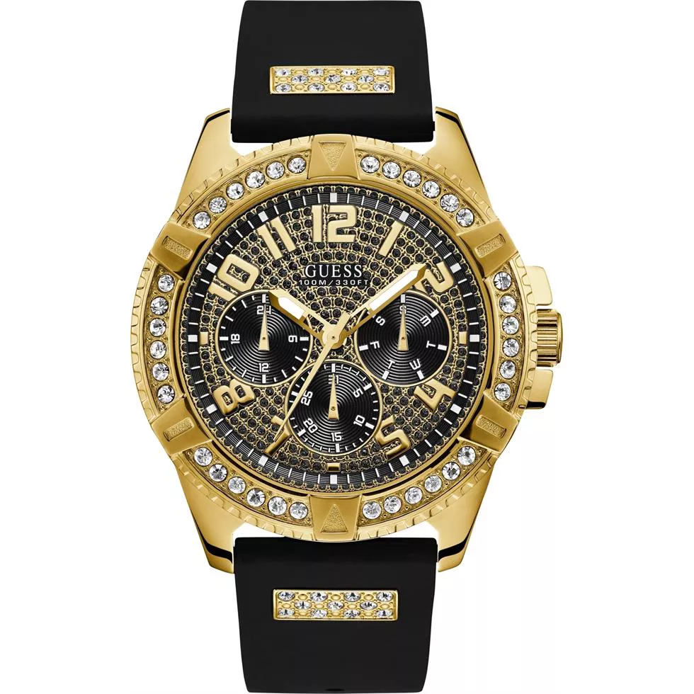 Guess Frontier Gold Tone Watch 48mm  