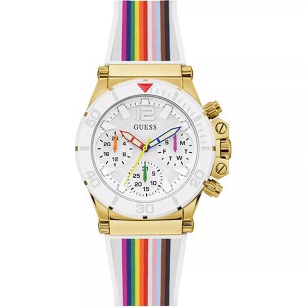 Guess GW0432L1 Gold Tone Rainbow Watch 38MM