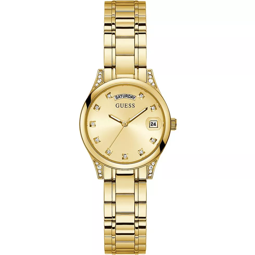 Guess Baguette Gold Tone Watch 31mm