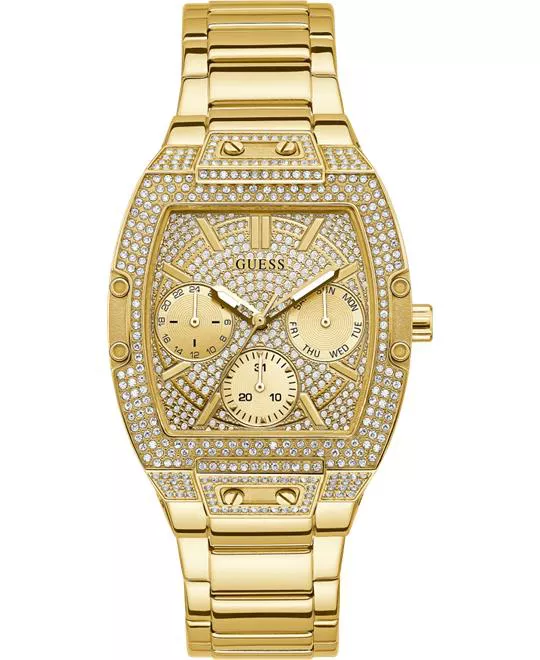 Guess Gold Tone Stainless Steel Watch 38mm