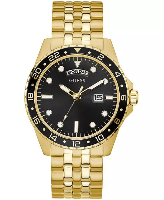 Guess Comet Gold Tone Watch 44mm    