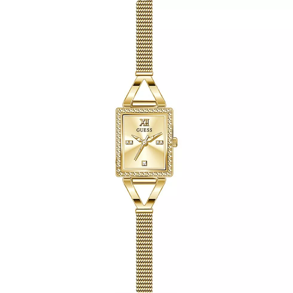 Guess Vanity Gold Tone Watch 22mm