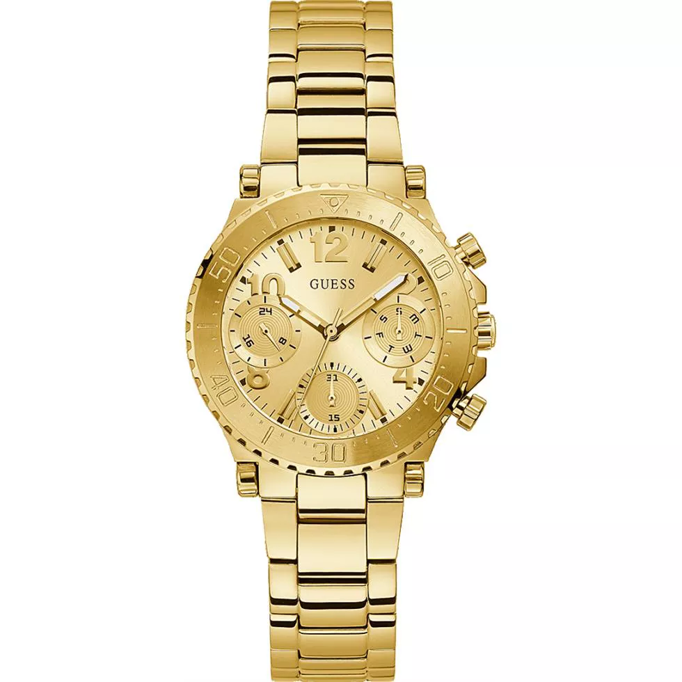 Guess Cosmic Gold Tone Watch 36mm