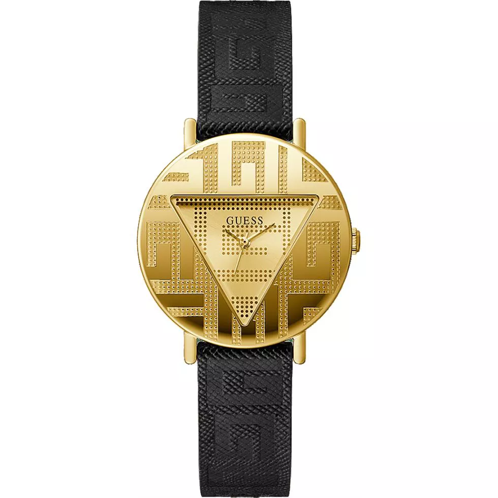 Guess G Block Gold Tone Watch 36mm