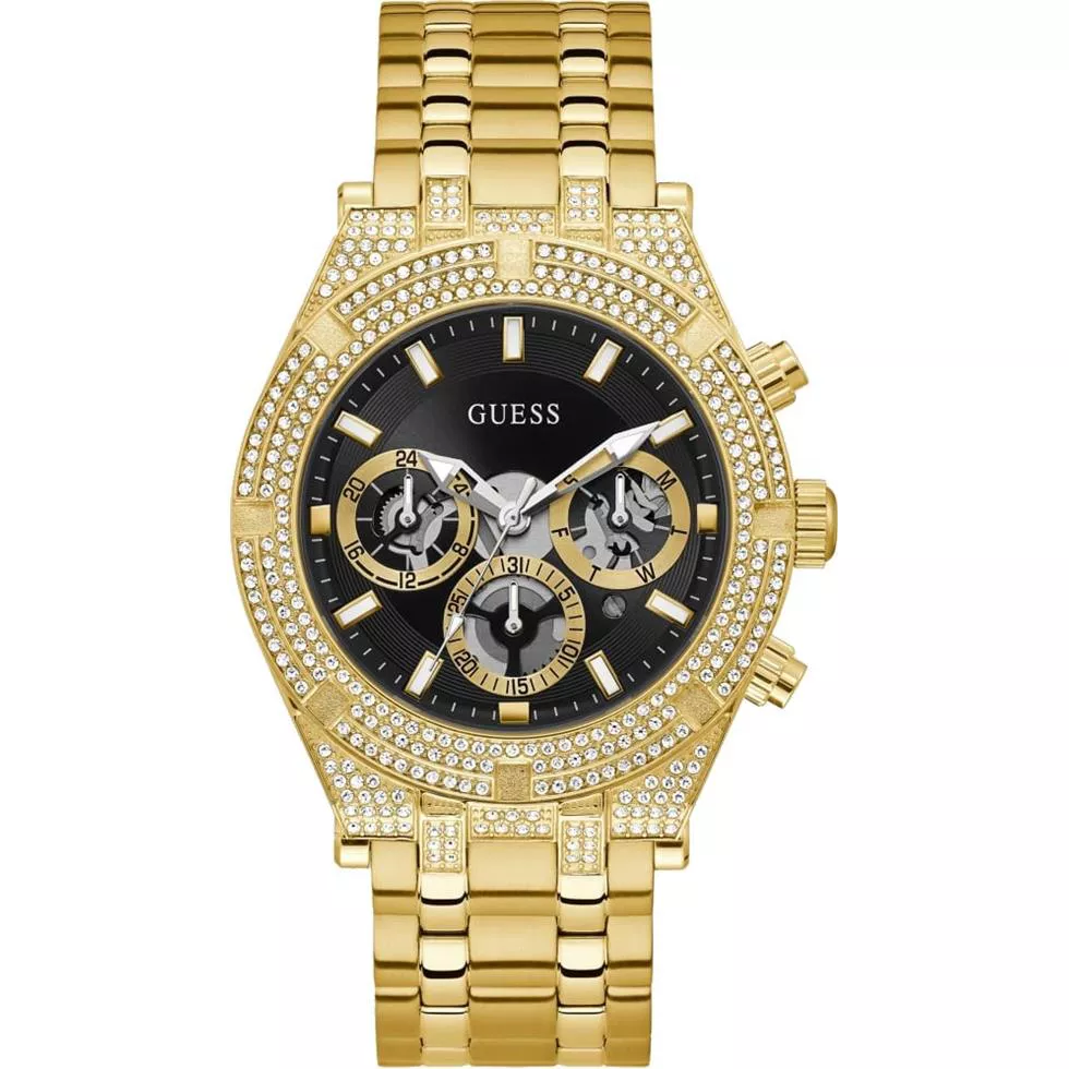 Guess Allara Gold Tone Watch 44mm