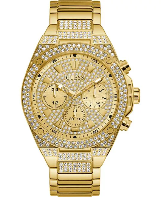 Guess Gold-Tone Watch 45mm