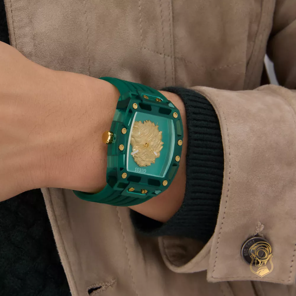 Guess Green Analog Watch 42mm