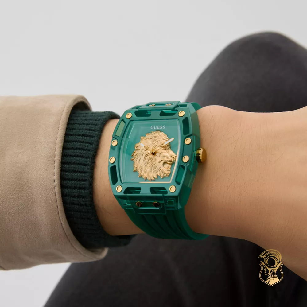 Guess Green Analog Watch 42mm