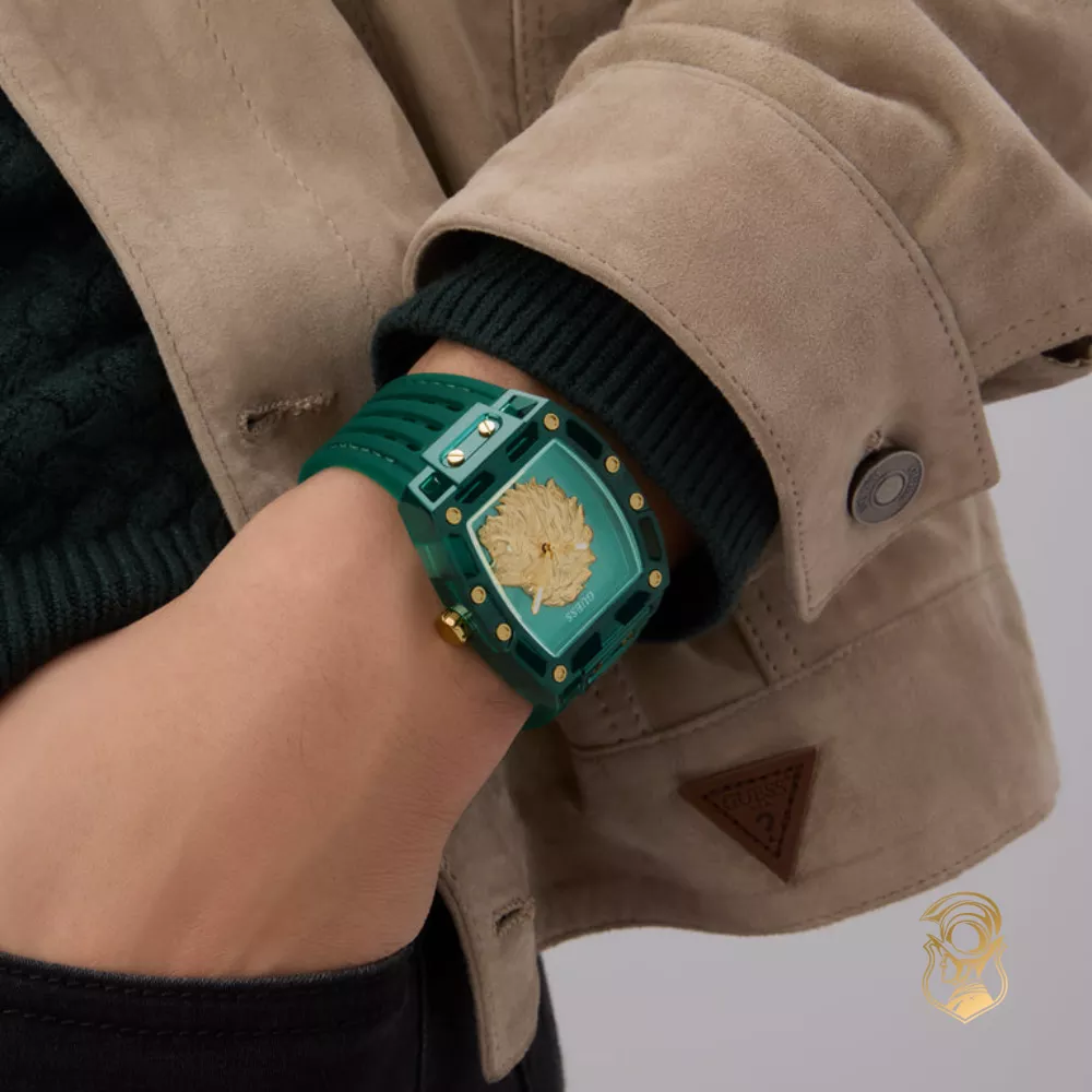 Guess Green Analog Watch 42mm