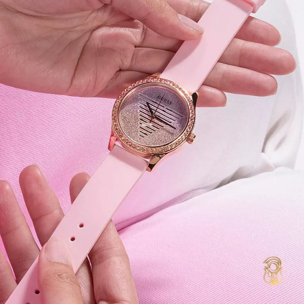 Guess Iconic Pink Tone Watch 36mm