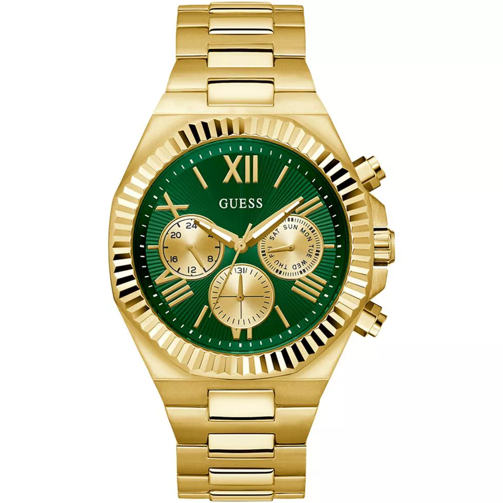 Guess Indy Green Tone Watch 44mm