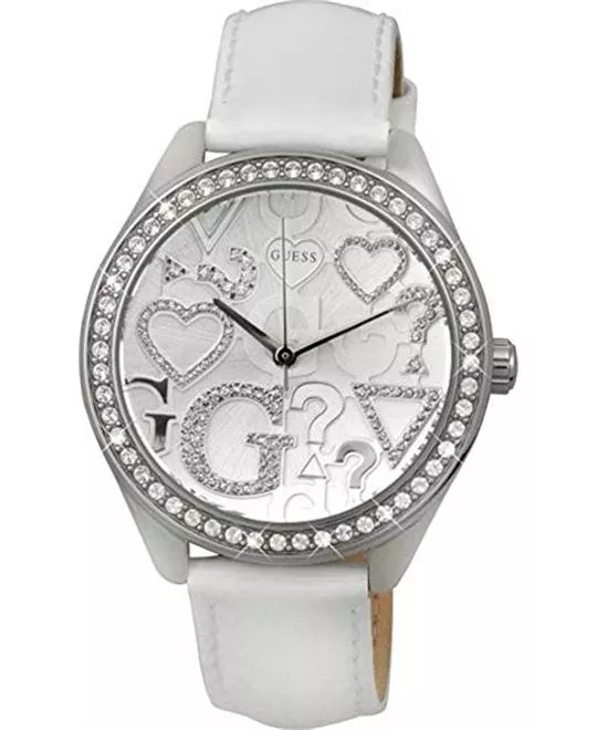 GUESS INTERCHANGEABLE WHITE+PINK  WATCH 36mm