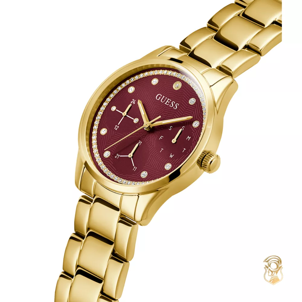 Guess Intrepid Red Tone Watch 36mm