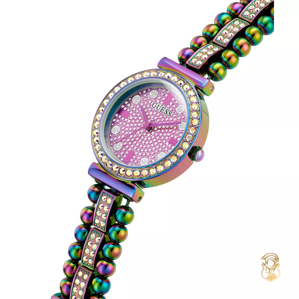 Guess Intricate Iridescent Watch 30mm