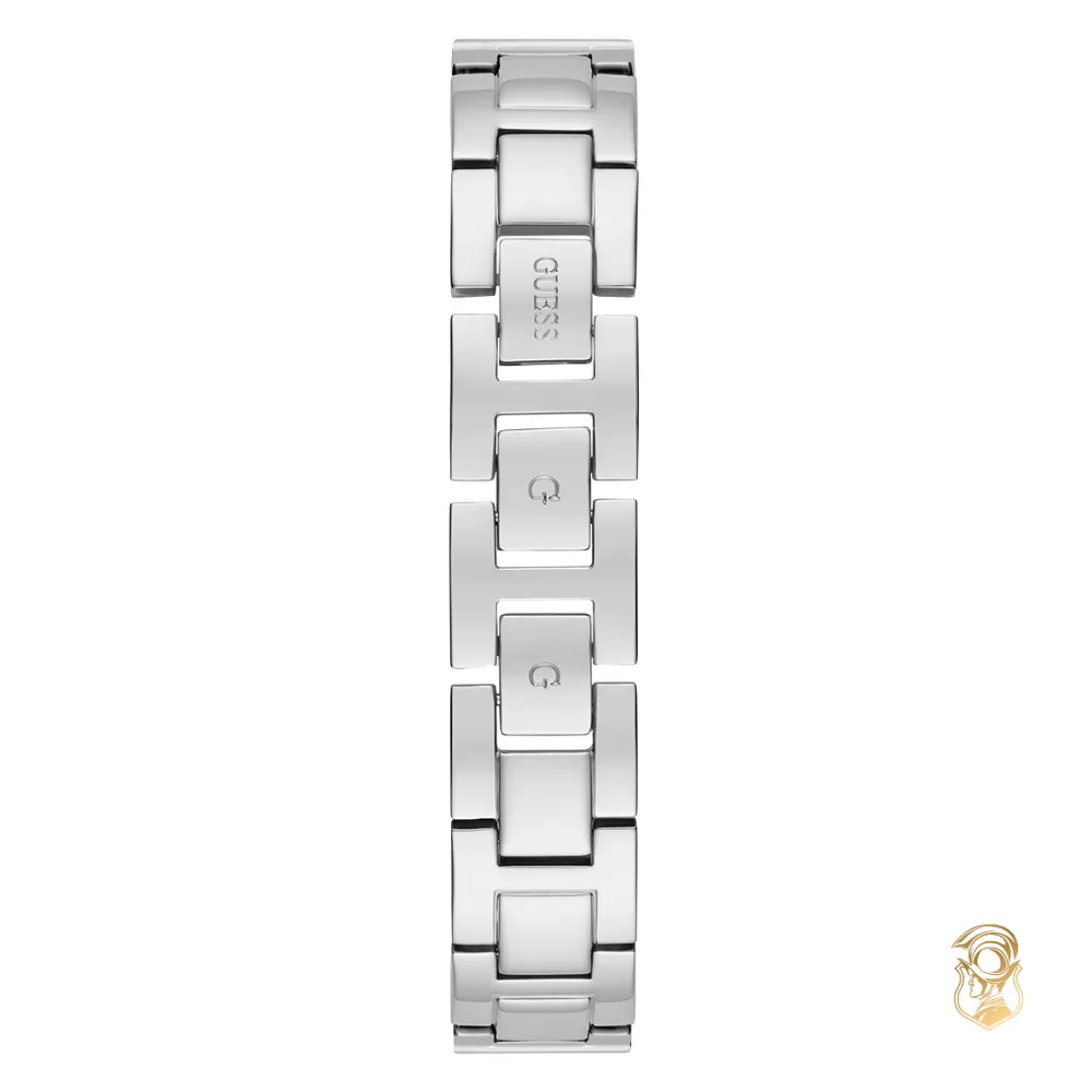 Guess Intricate Silver Tone Watch 32mm