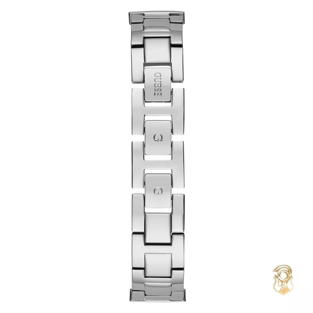Guess Intricate Silver Tone Watch 30mm