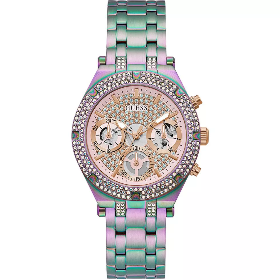 Guess Allara Iridescent Tone Watch 38mm