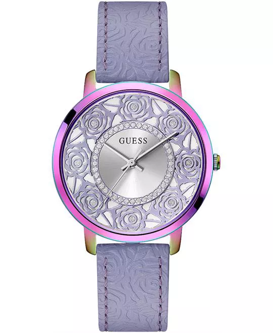 Guess Flora Purple Tone Watch 40mm