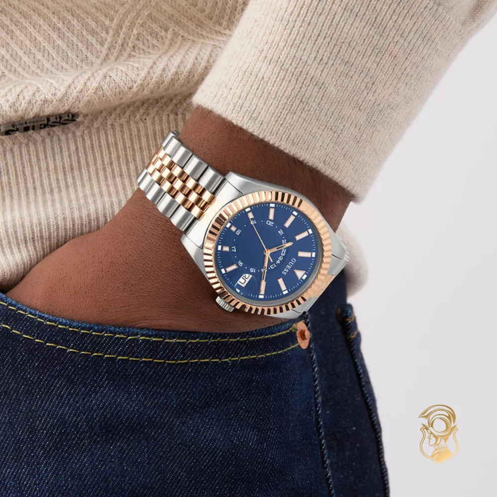 Guess Jaden 2-Tone Multi-function Date Watch 42mm