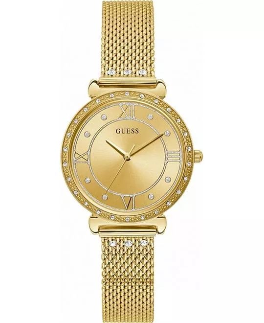 Guess South Hampton Gold Tone Watch 34mm