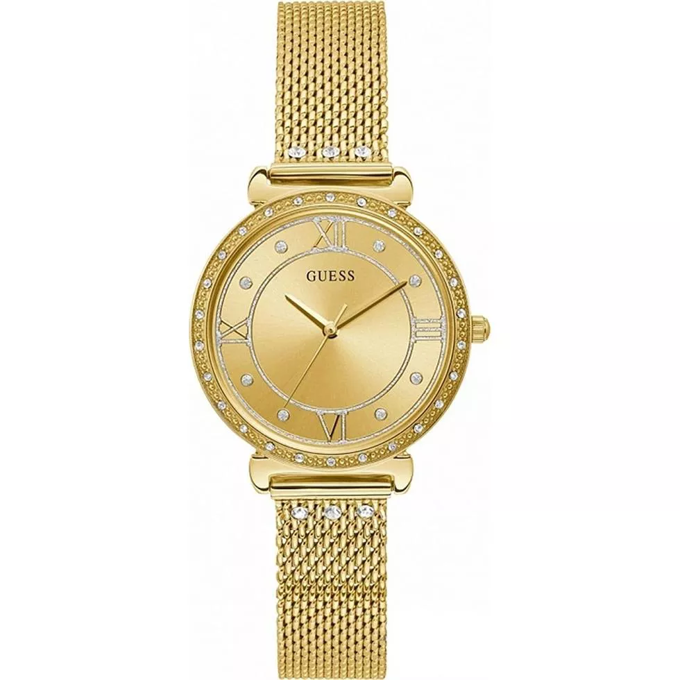 Guess South Hampton Gold Tone Watch 34mm