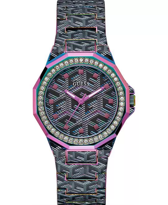 Guess G Cube Iridescent Tone Watch 38mm