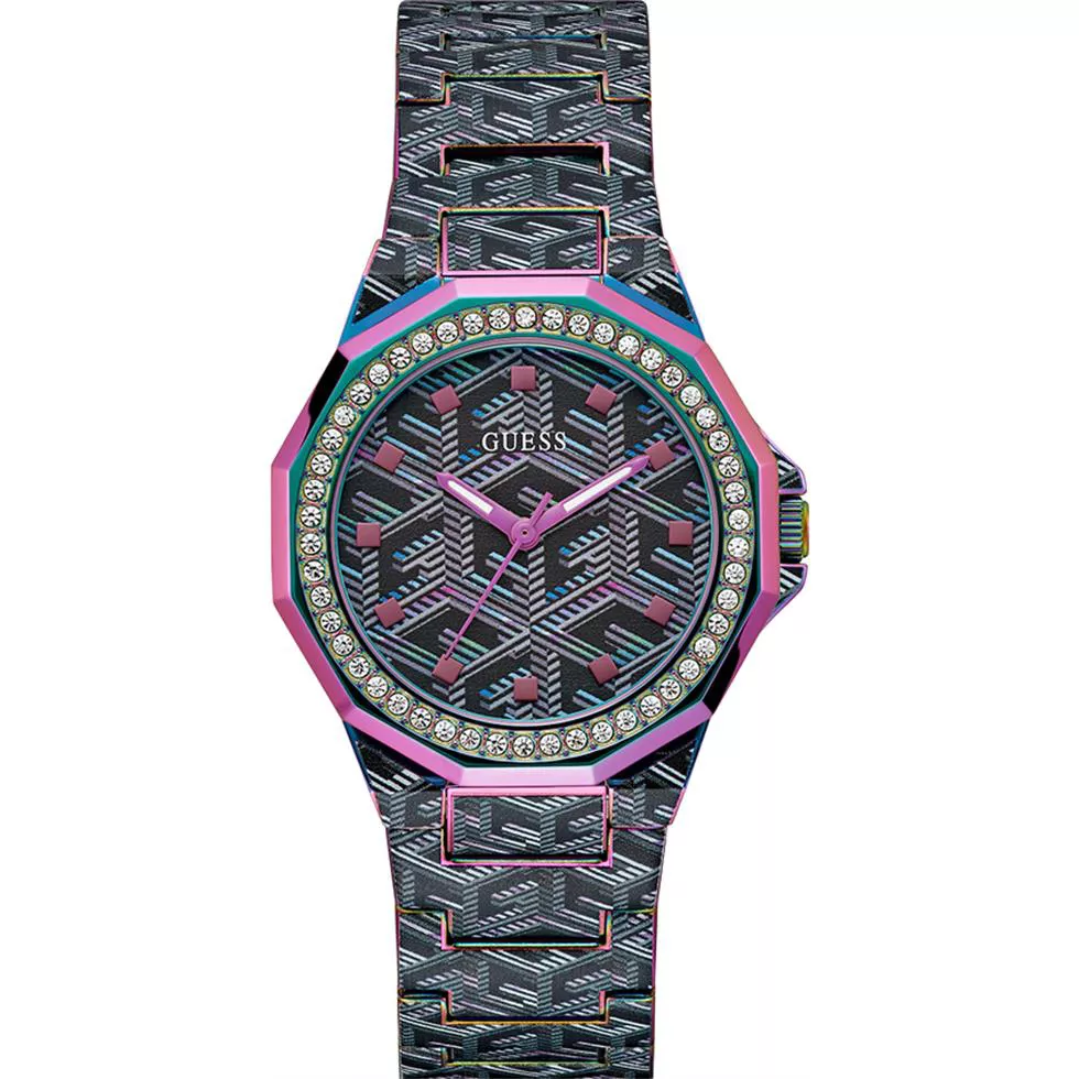 Guess G Cube Iridescent Tone Watch 38mm