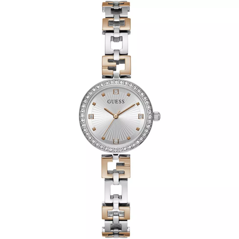 Guess Ladies 2-Tone Silver Tone Watch 28mm