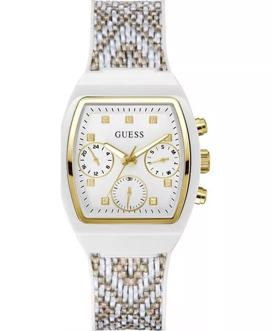 Guess Ladies 2-Tone White Multi-function Watch 36mm