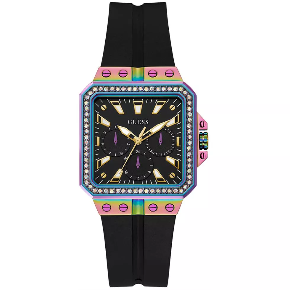 Guess Leo Iridescent Tone Watch 34mm