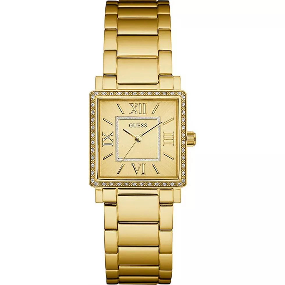GUESS Ladies Dress Gold-Tone Watch 28mm