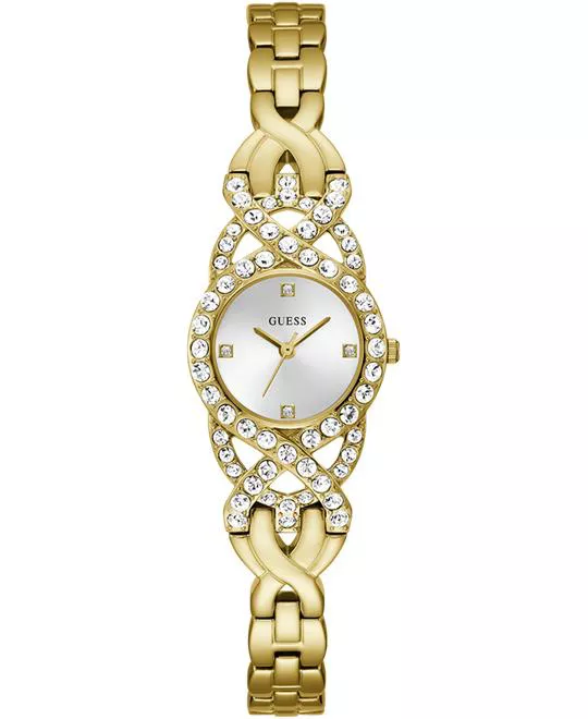 Guess Ladies Gold Tone Analog Watch 23mm