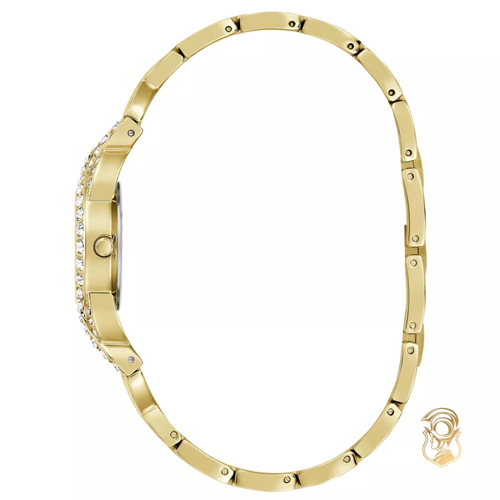 Guess Ladies Gold Tone Analog Watch 23mm