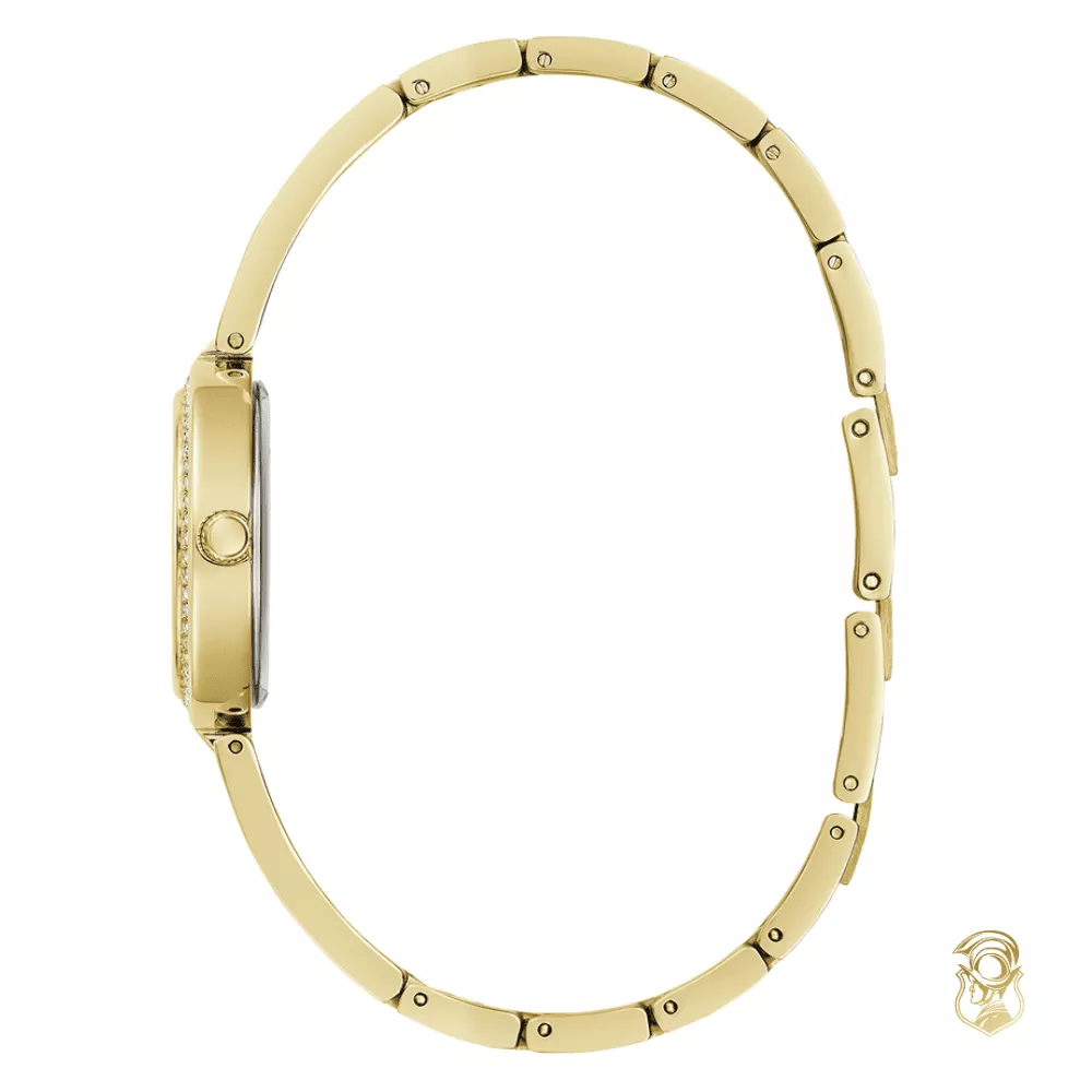 Guess Ladies Gold Tone Analog Watch 27mm