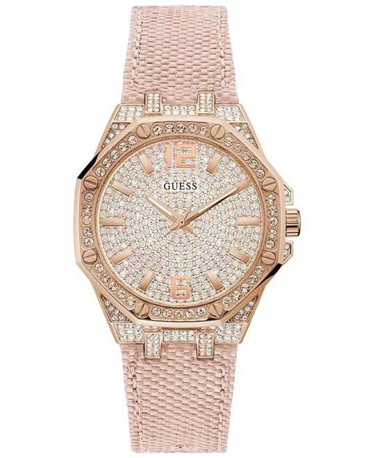 Guess Insignia Pink Tone Watch 38mm