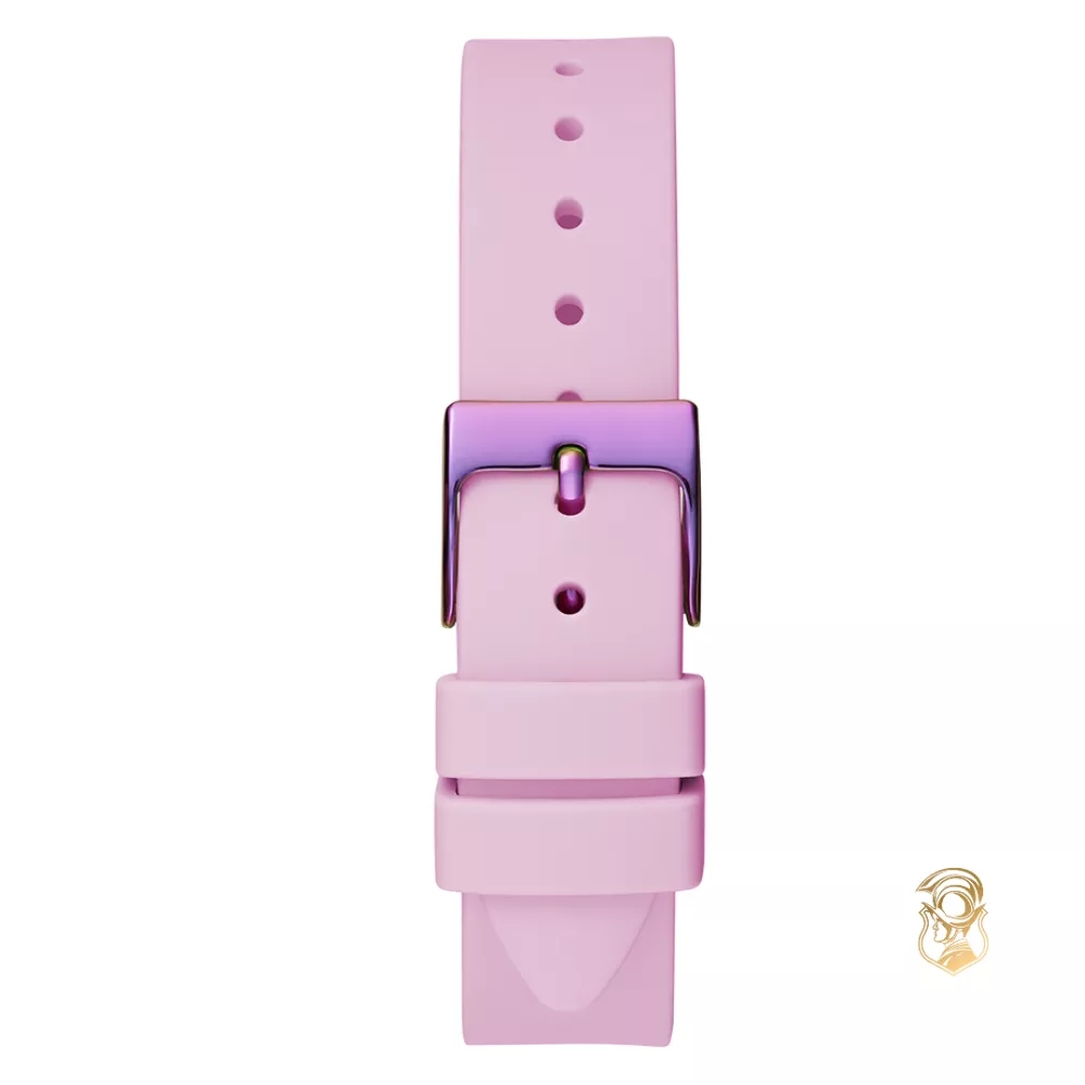 Guess Ladies Pink Iridescent Analog Watch 34mm